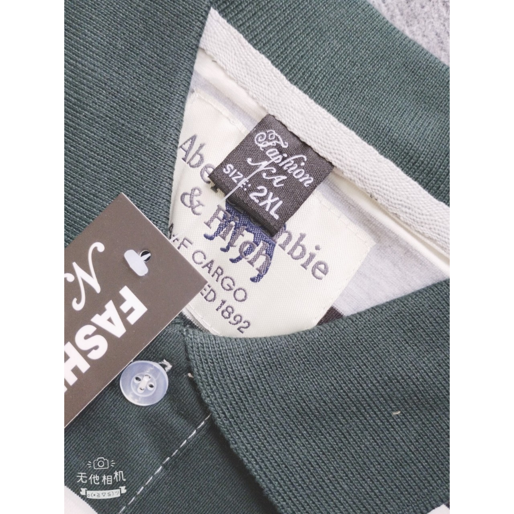 Áo thun nam trung niên ngắn tay vải cotton loại áo thun nam có cổ có túi dành cho người lớn tuổi athun32