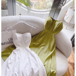 Đầm 2 dây đan lưng maxi 16414
