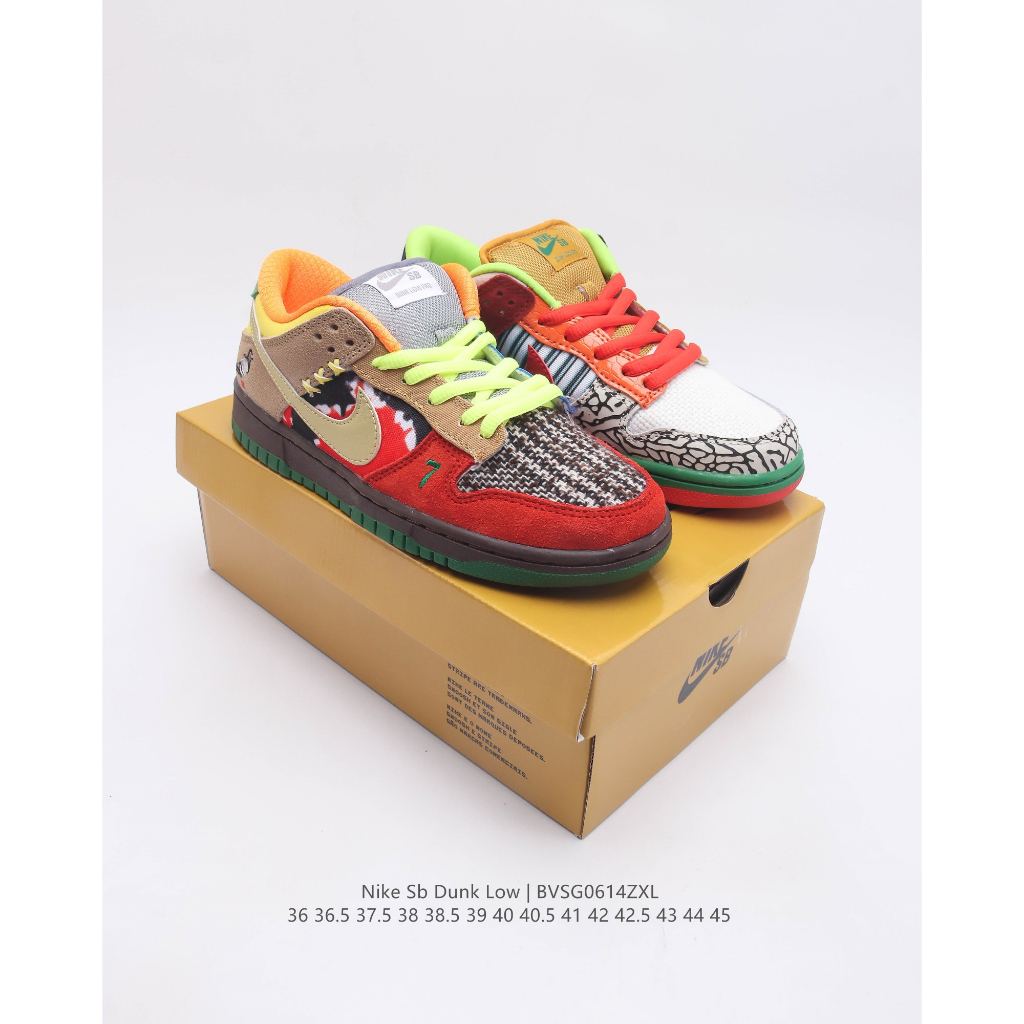 Giày Best Original Quality *like*auth like*authentic Sneaker *_Nike SB "What the Dunk"_* 318403-141