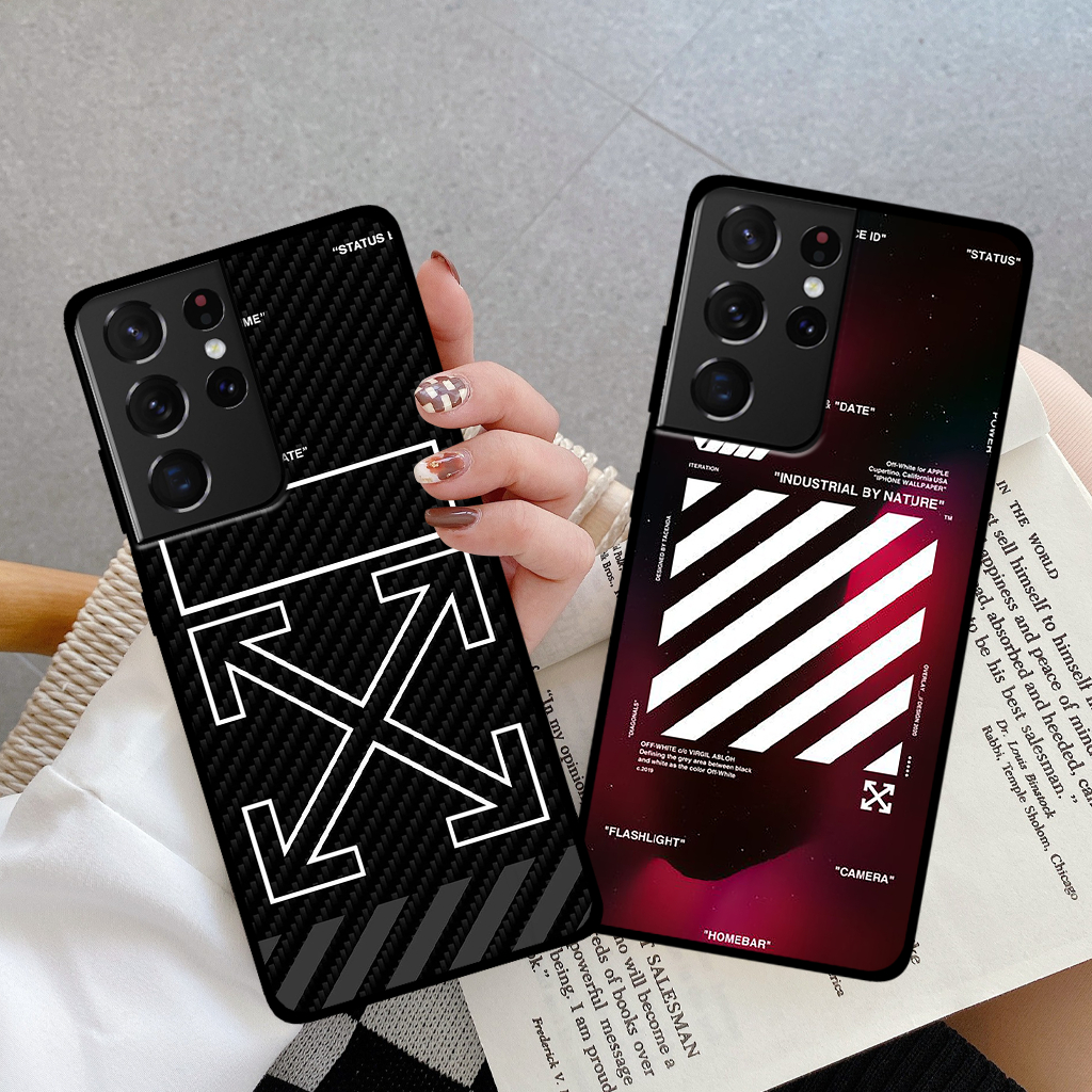 Ốp lưng Samsung S21 Ultra 5G / S22 Ultra 5G / S23 Ultra 5G in hình nikee, off whitee thời trang