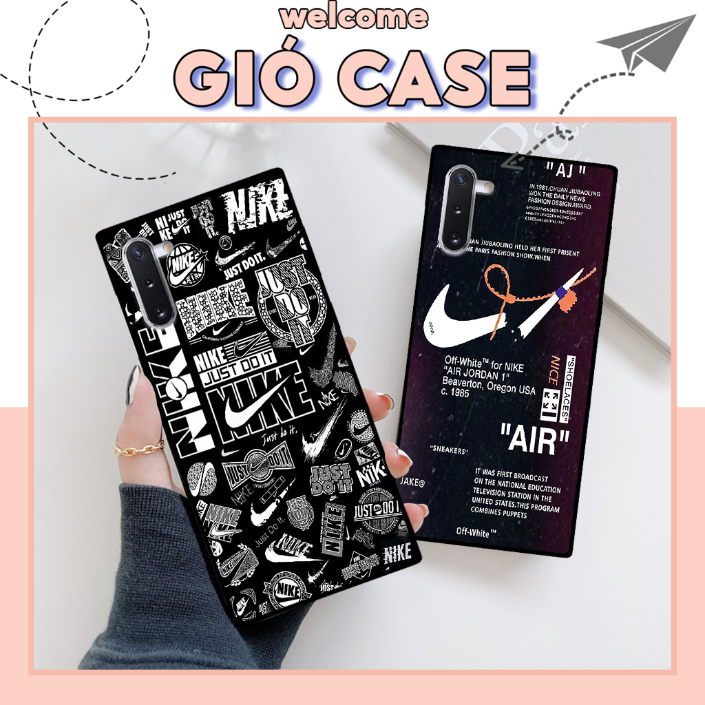 Ốp lưng Samsung Note 10 / Note 10 Plus / Note 10+ in hình nikee, off whitee thời trang