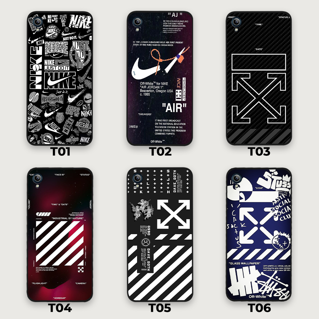 Ốp lưng Vivo Y91 / Y91c  / Y93 / Y95 in hình nikee, off whitee thời trang