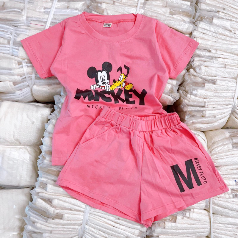 BỘ MICKEY THUN QC BÉ GÁI