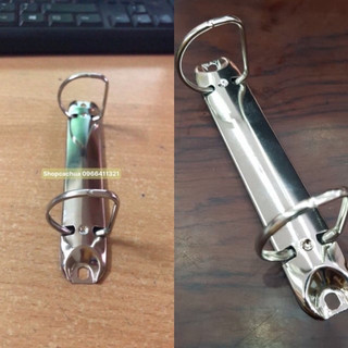 Túi 10 cái khoá kẹp còng 2 chữ d, kẹp giấy 2 chữ d, gáy bìa sổ còng kẹp còng cua 12cm lỗ chữ d