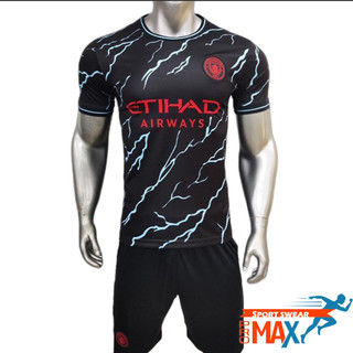 Quần áo đá bóng Aó bóng đá CLB MAN CITY mới vải thun không xù 2023 2024