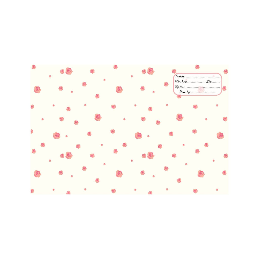 MẪU 4 - BAO TẬP KHỔ NHỎ 16cm*21cm -   BÌA BAO TẬP A5 CÓ SẴN BAO KÍNH HÌNH ẢNH DỄ THƯƠNG - BÌA BAO TẬP CUTE