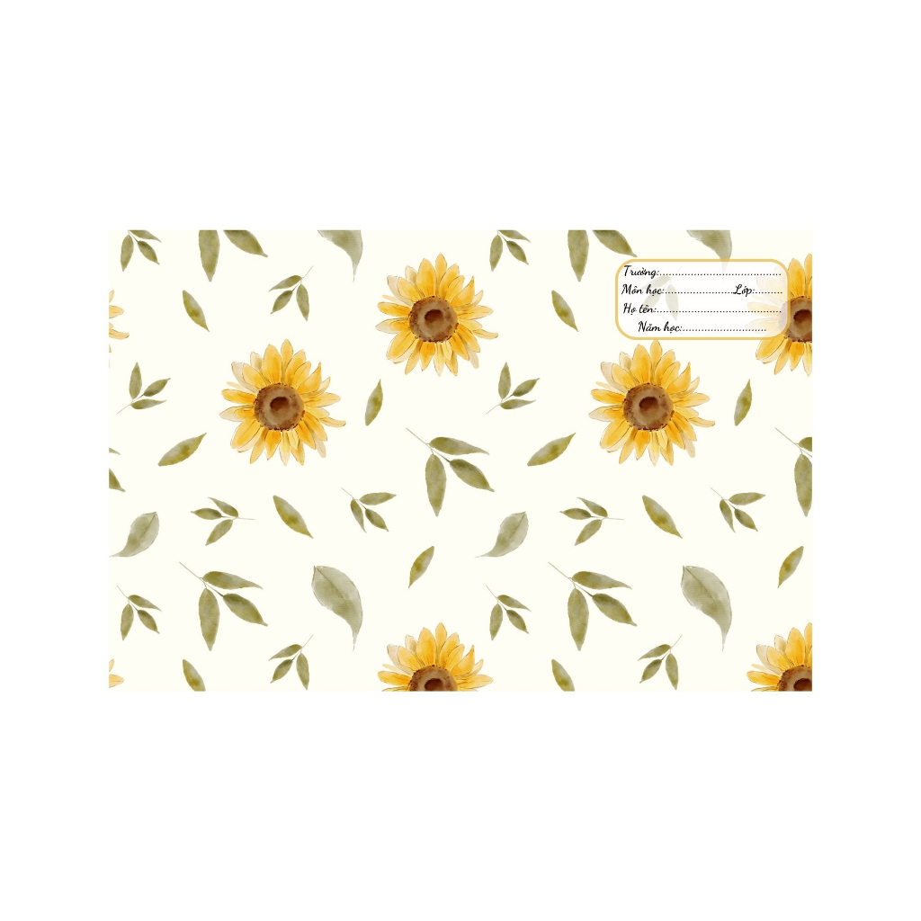 MẪU 4 - BAO TẬP KHỔ NHỎ 16cm*21cm -   BÌA BAO TẬP A5 CÓ SẴN BAO KÍNH HÌNH ẢNH DỄ THƯƠNG - BÌA BAO TẬP CUTE