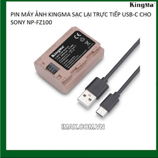Pin máy ảnh kingma sạc lại trực tiếp usb-c cho sony np-fz100