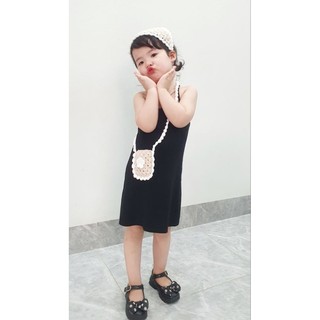 Set túi đeo chéo + Băng đô cài tóc Handmade cho bé gái
