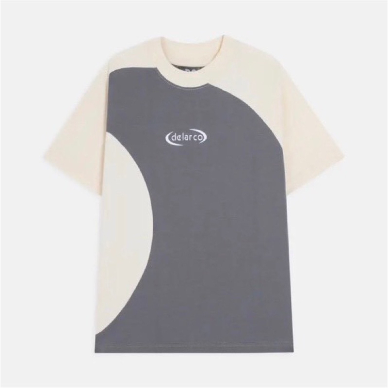 Áo Baby Tee Raplan in chữ Delarco. Áo Thun form baby tee cotton dày dặn