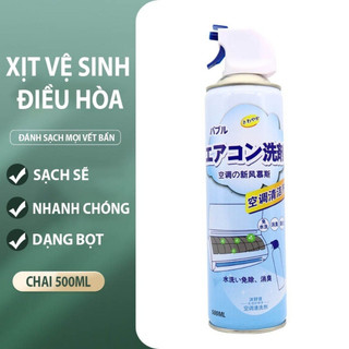 Chai xịt vệ sinh máy lạnh, điều hòa dạng bọt 500ml