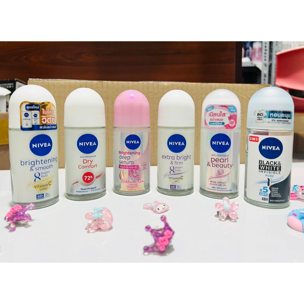 50ml - Lăn Khử Mùi Nivea Khô Thoáng- Dạng lăn cho nam và Nữ
