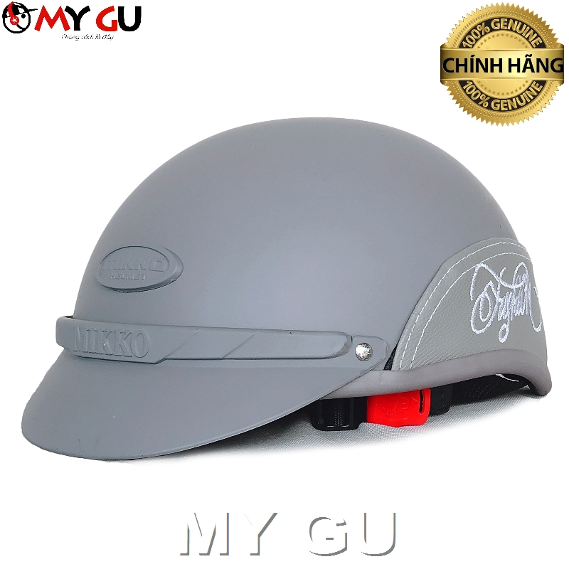 Mũ bảo hiểm chính hãng ốp da cao cấp MIKKO N02