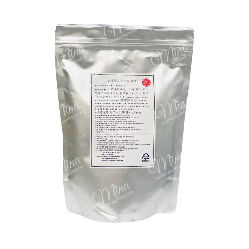 Bột Phô Mai lắc vị ngọt Hàn Quốc 100g