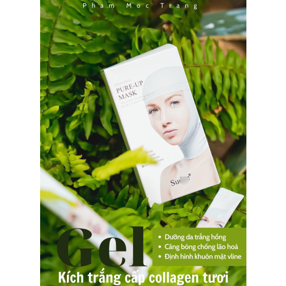 Gel Kích Trắng Cấp Collagen Tươi Giúp Cấp Ẩm, Dưỡng Trắng, Phục Hồi & Tái Tạo Làn Da Căng Mướt, Mềm Mịn