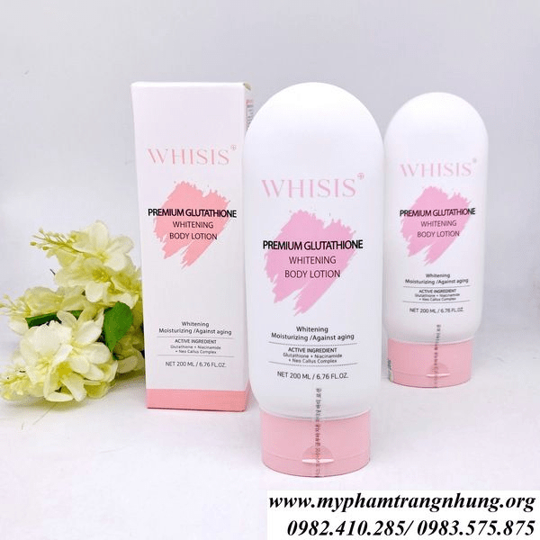 Kem Dưỡng Thể Ban Đêm Kích Trắng Tế Bào Gốc Whisis 200ml – HV804