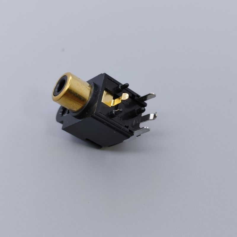 Jack RCA, AV đơn, jack bông sen đồng mạ vàng