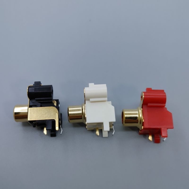 Jack RCA, AV đơn, jack bông sen đồng mạ vàng