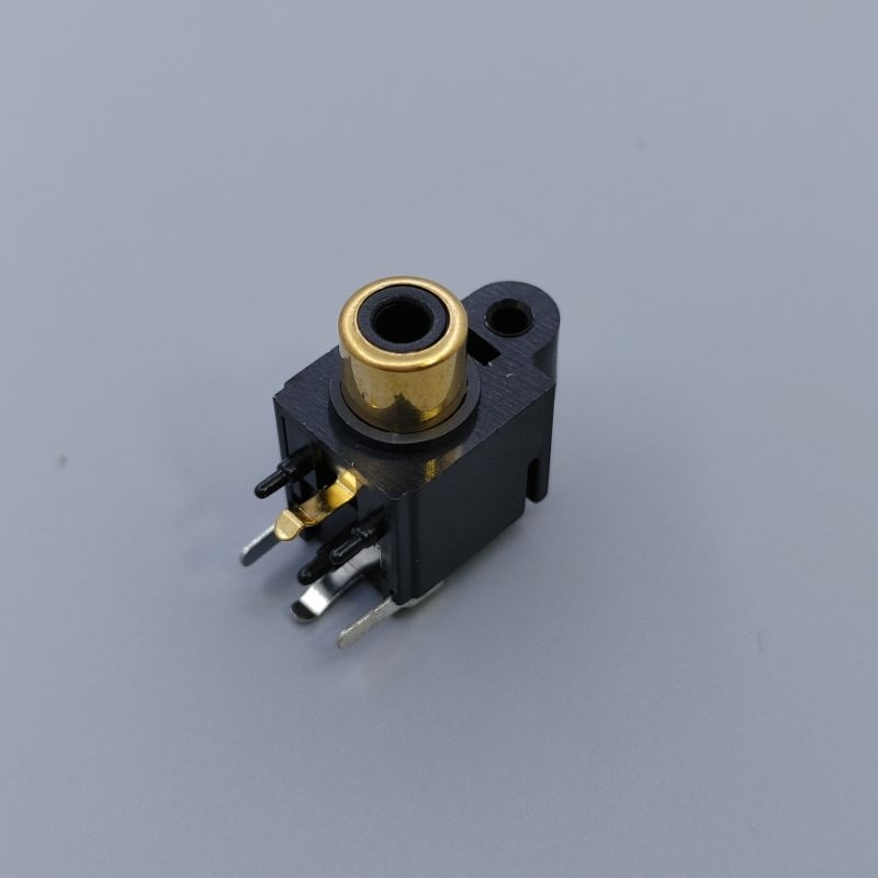 Jack RCA, AV đơn, jack bông sen đồng mạ vàng