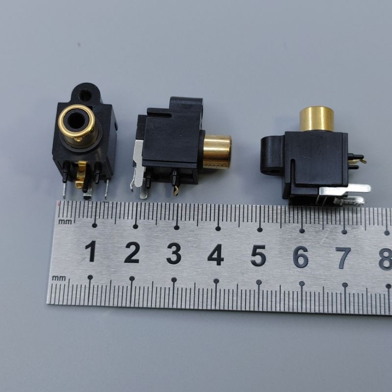 Jack RCA, AV đơn, jack bông sen đồng mạ vàng