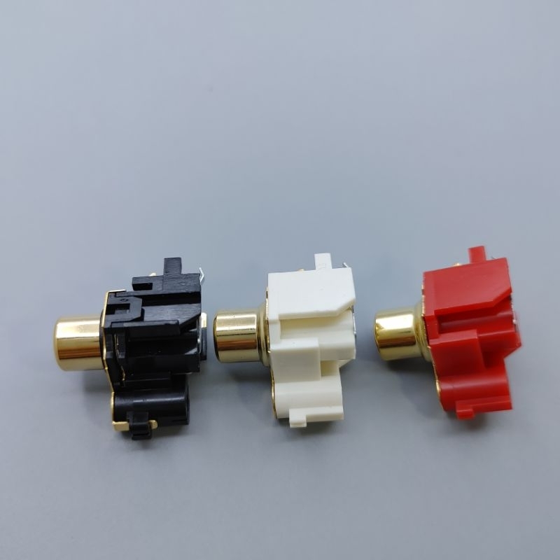 Jack RCA, AV đơn, jack bông sen đồng mạ vàng