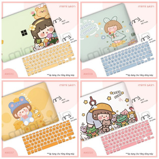 Skin laptop Bò sữa được cắt sẵn asus, hp, dell, macbook, acer, lenovo hiệu MIMISKIN