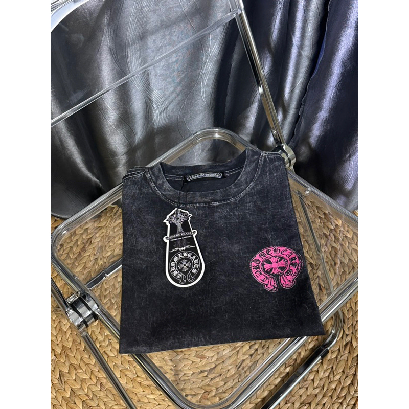 Áo Thun Tee Chorme Heats Nam Nữ 🖤 Full Tem Full Tag Đủ Bọc Zip