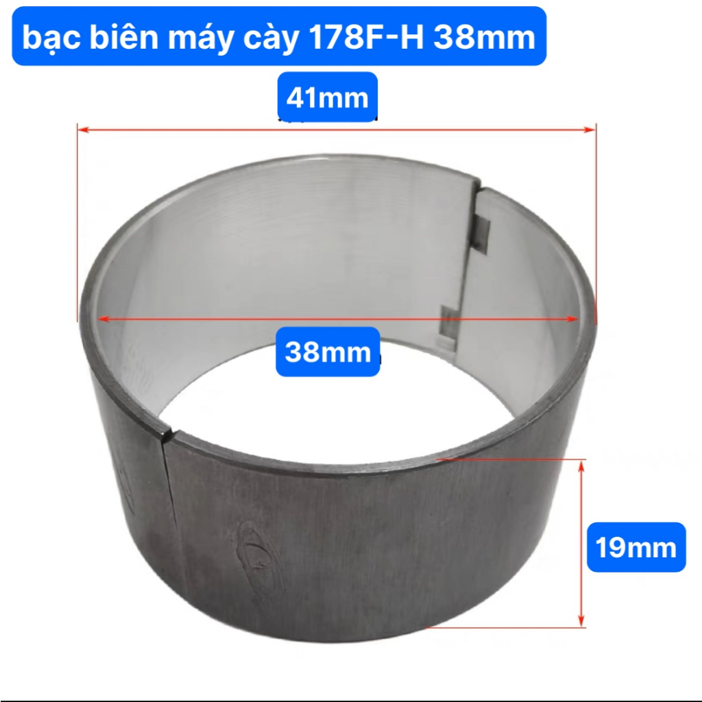 Bạc Biên Máy Cày 178F-H cỡ to phi 38mm 178FH  hgshopp