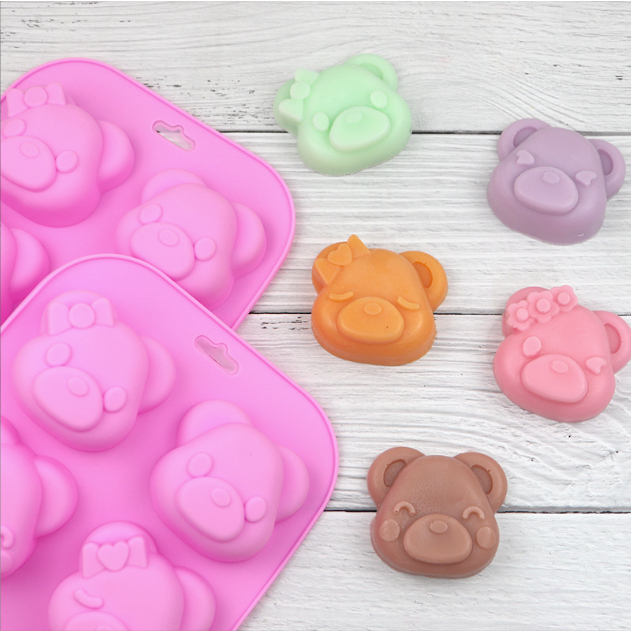 Khuôn Silicon Hình Động Vật, Hình Thú Làm Thạch, Pudding, Đậu Hũ Non, Sáp Nến, Khuôn Silicone PUPUKIDS