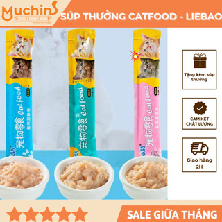 (Hỏa Tốc 2H) Súp Thưởng Cho Mèo Catfood - Liebao Thanh 15g Thơm Ngon - Xúc Xích, Thức Ăn Cho Mèo (Siêu Rẻ)| Muchinshop