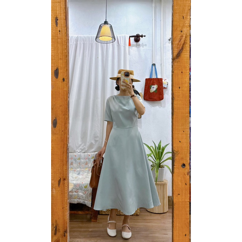 Đầm vintage korea