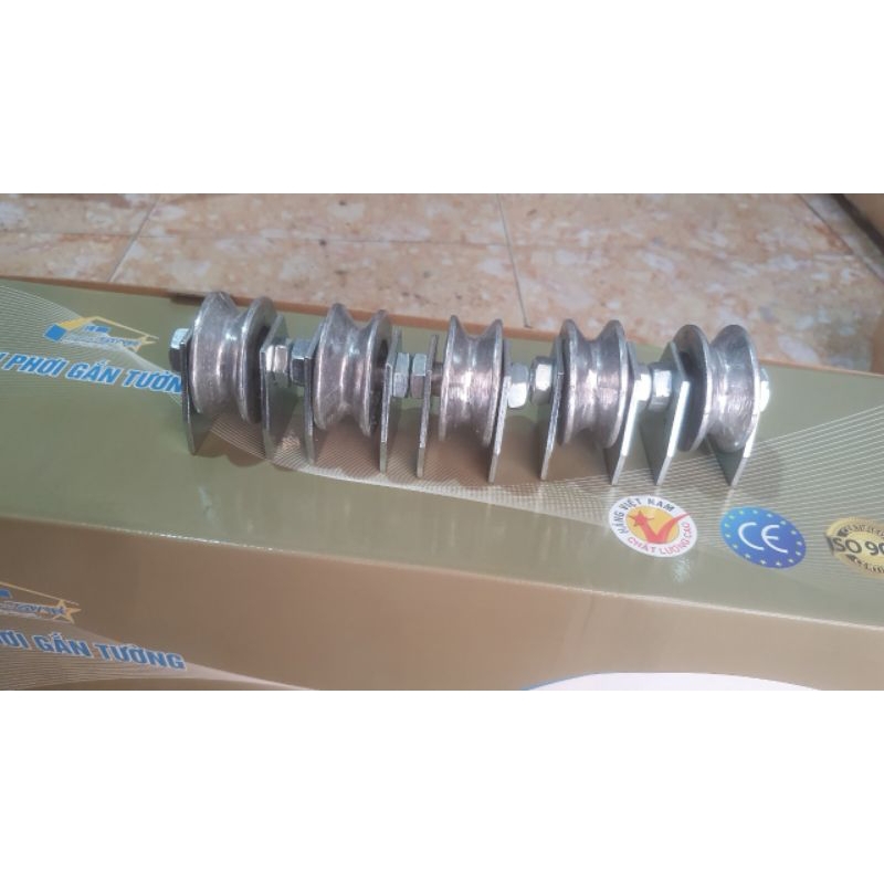 Bi treo ròng rọc - Ròng rọc bạt xếp -Phụ kiện mái bạt xếp