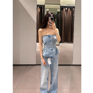 PUR. Studio - Áo ống denim
