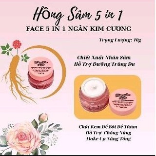 Kem face hồng sâm