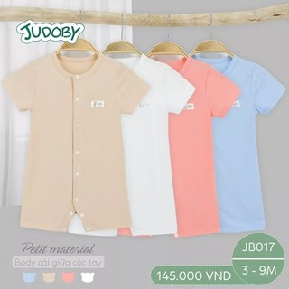 Body cộc tay cài giữa Judoby JB017