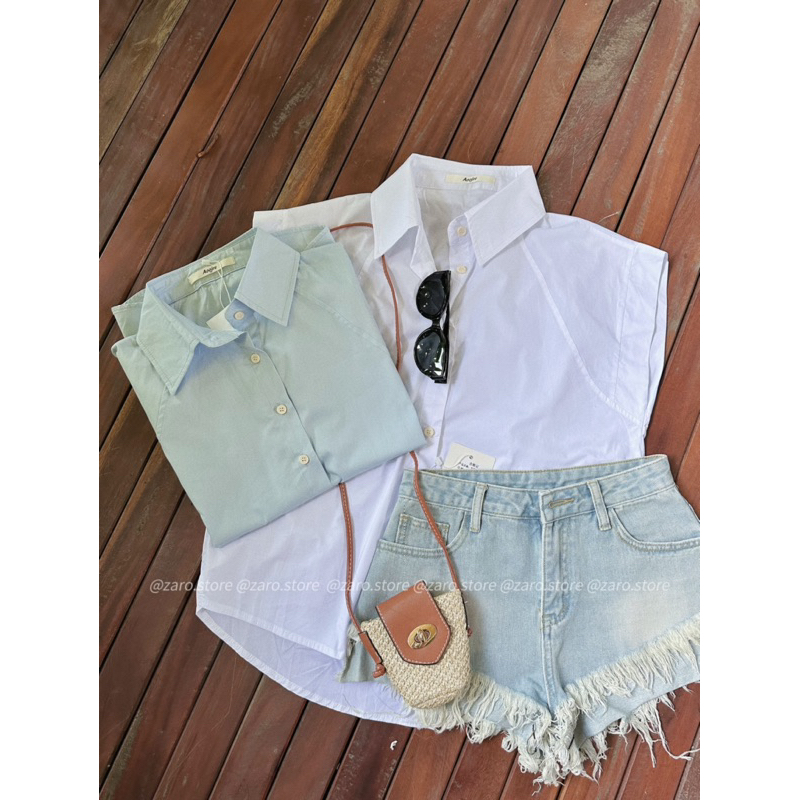 Sơ mi tay hến Korea