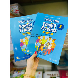 Bộ 2 CUỐN FAMILY AND FRIENDS 3 (TẶNG KÈM BÌA BAO)