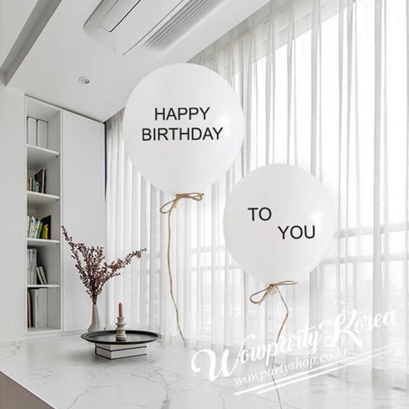 Bóng bay in chữ happy birthday to you trang trí sinhnhật