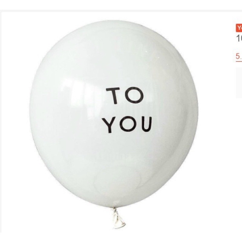 Bóng bay in chữ happy birthday to you trang trí sinhnhật