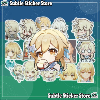 - Set 10/15 Sticker Lumine - Nhà lữ hành game Genshin Impact dán trang trí siêu đẹp