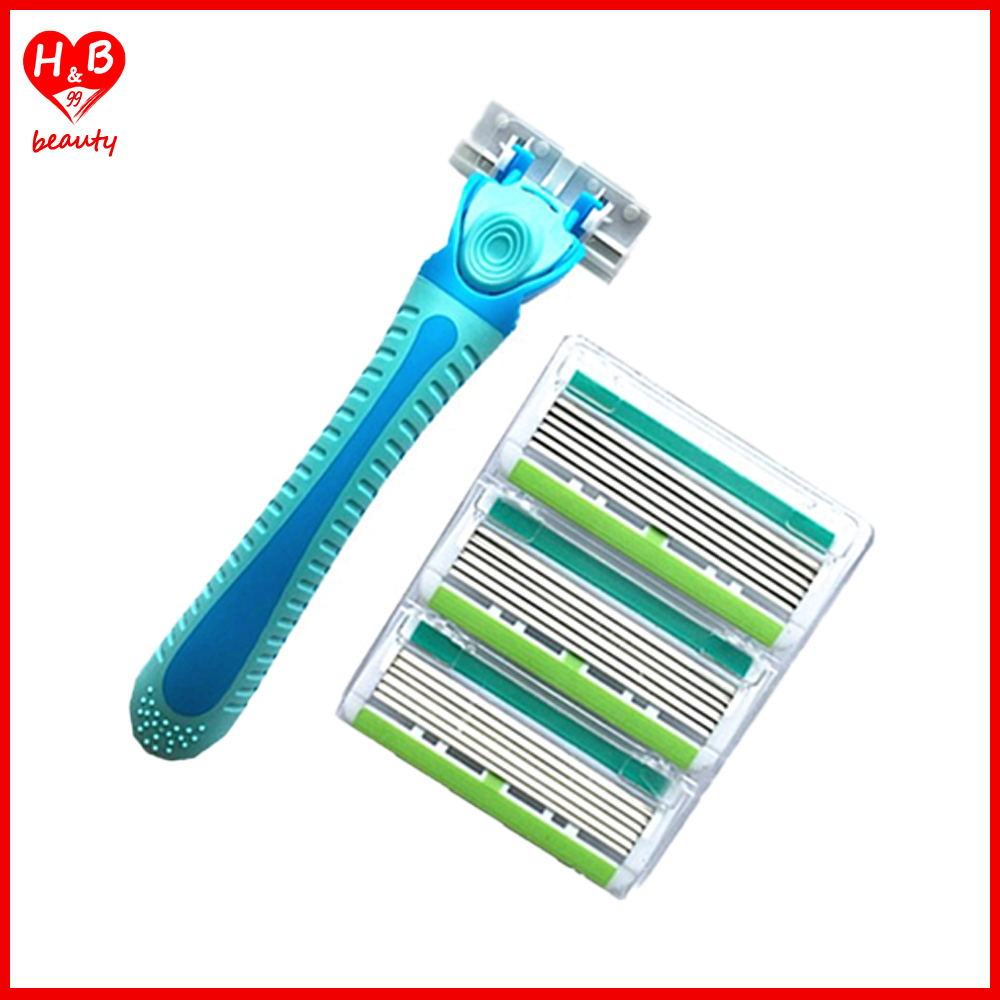 Dao cạo 6 lưỡi 6 lưỡi kép