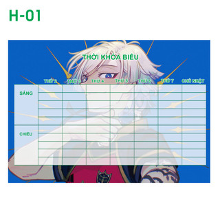 Thời Khoá biểu anime Blue lock mechael kaiser- Thời khoá biểu Blue Lock