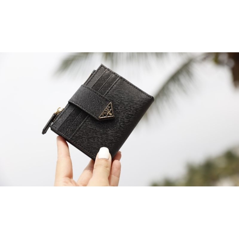 Ví nữ xinh hàng cao cấp Pra.da da xước đẹp dã man fullbox