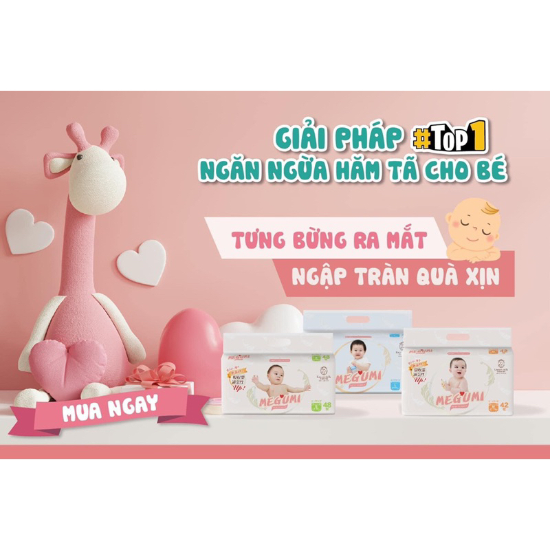 1 bịch Bỉm MEGUMI Nhật Bản