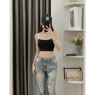 Áo 2 dây viền basic