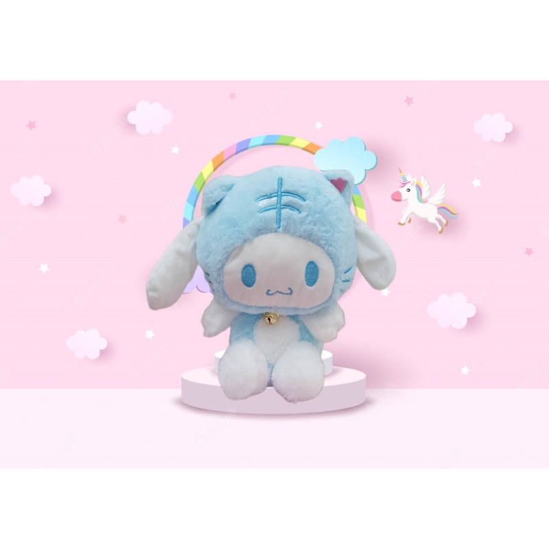 Gấu bông Kuromi Melody Sanrio, gấu bông nhỏ mini kích thước 24cm, gấu bông mèo kitty