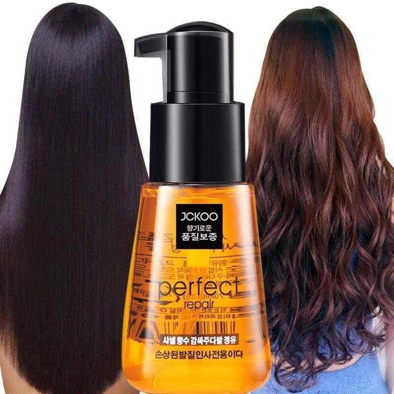 Tinh dầu dưỡng tóc JCKOO Perfect Repair 70ml Serum Phục hồi Tóc uốn, nhuộm, tóc hư tổn khô xơ giữ nếp, mượt tóc