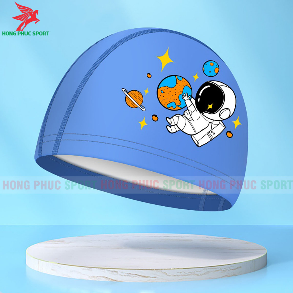 Mũ bơi cho bé phù hợp trẻ em trên 3 tuổi hình ngộ nghĩnh chất liệu an toàn