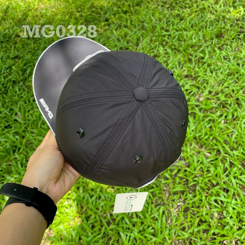Nón kết Mũ lưỡi trai thể thao nam nữ thêu nổi Mercedes Benz AMG màu đen MG0328