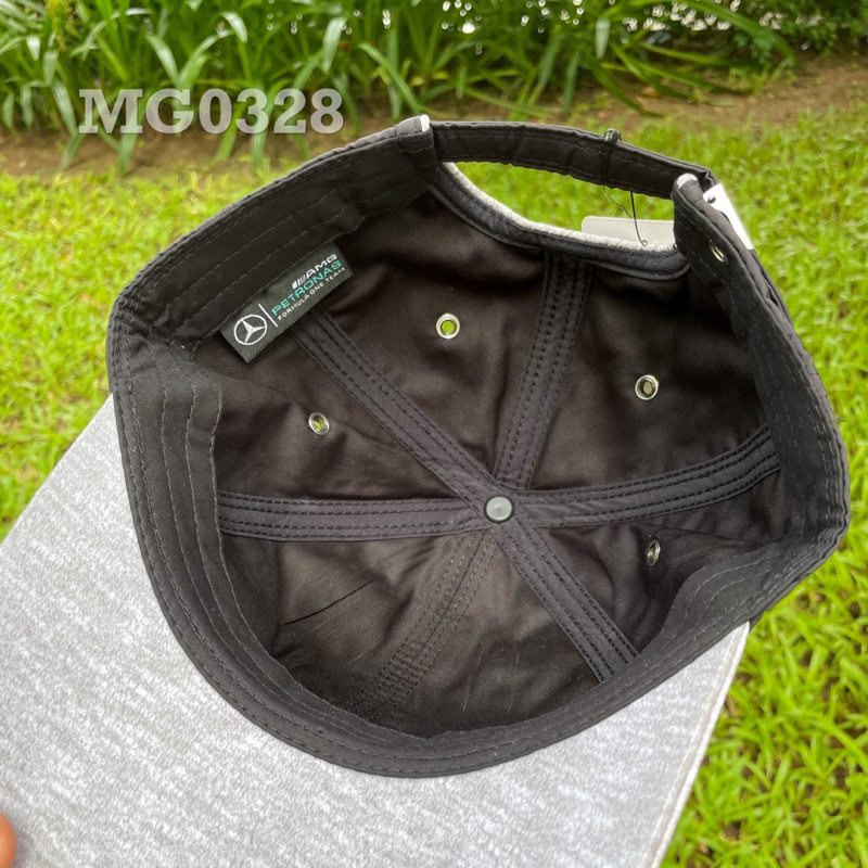 Nón kết Mũ lưỡi trai thể thao nam nữ thêu nổi Mercedes Benz AMG màu đen MG0328